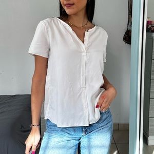 Zara Open Back Blouse